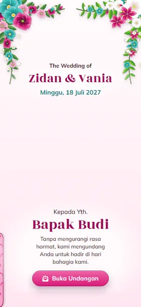 Sampul undangan Karpet Bunga Infiorata