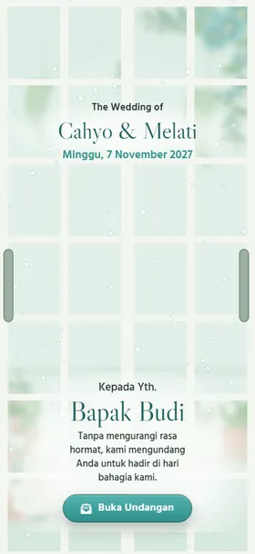 Sampul undangan Rumah Kaca Sage
