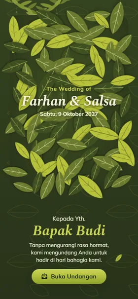 Sampul undangan Kebun Zaitun