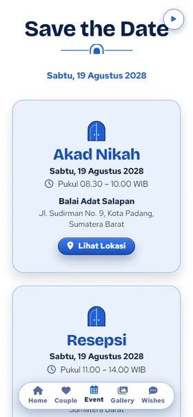 Detail acara undangan Lorong Kobalt
