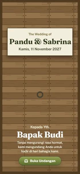 Sampul undangan Rumah Pohon Lumut